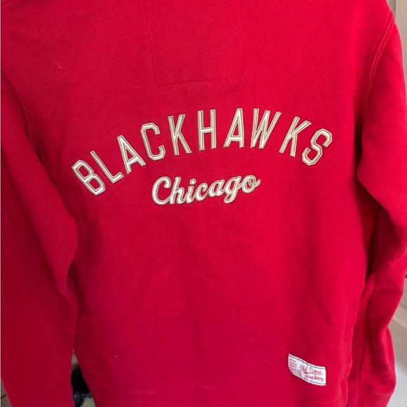 Blackhawks Chicago Red Sweater Old Time hockey - Picture 1 of 6